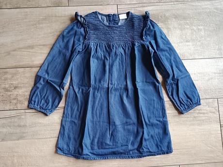 Džínové šaty f&f, vel.122, f&f,122