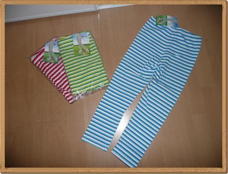 Leginy proužek i neon kratší vel 134- 152, 128 / 134 / 140 / 146 / 152