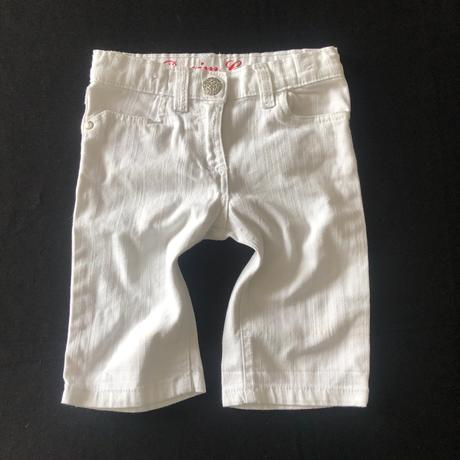 Vel. 110 bílé dívčí šortky, 110