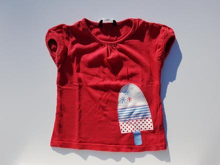 D88 dívčí triko s krátkým rukávem nanuk vel. 86, george,86