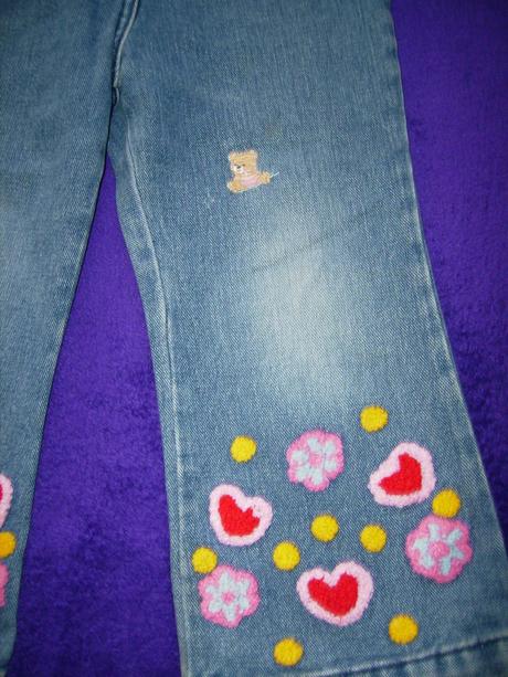 Riflíky s kytičkama vel.98, 98