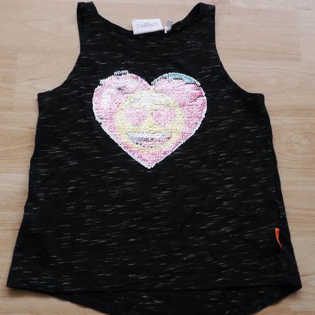 Emoji top v cerne vel.134/140, 134