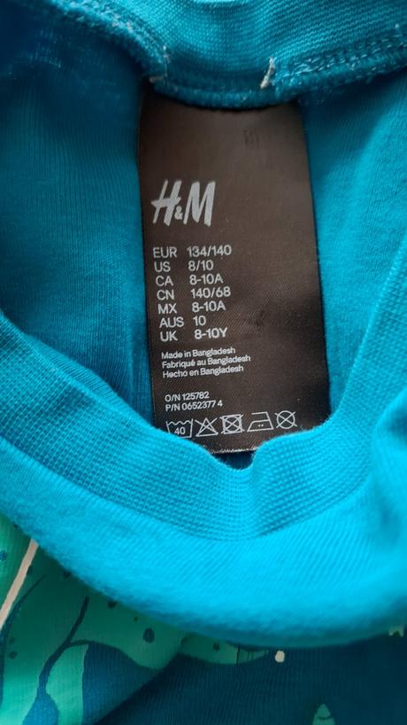 Pyžamo h&m, h&m,134