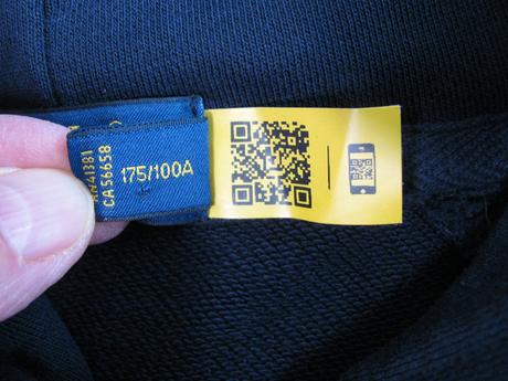 Chlapecká,pánská modrá bavlněná mikina s kapucí, ralph lauren,xl