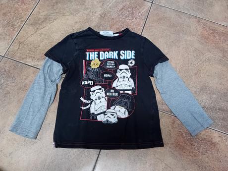 Trička star wars, batman, vel. 116, 116