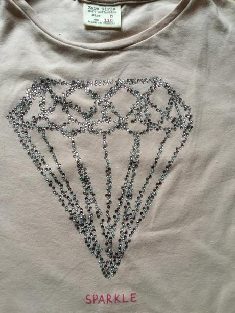 Tricko s krátkým rukavem, zara,110