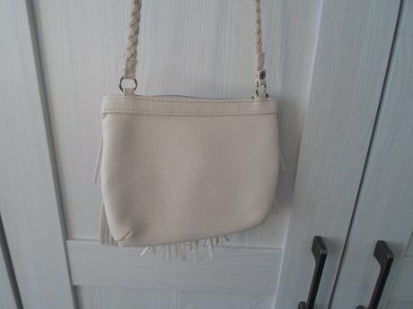 Bílá krémová dívčí kabelka cross body, h&m