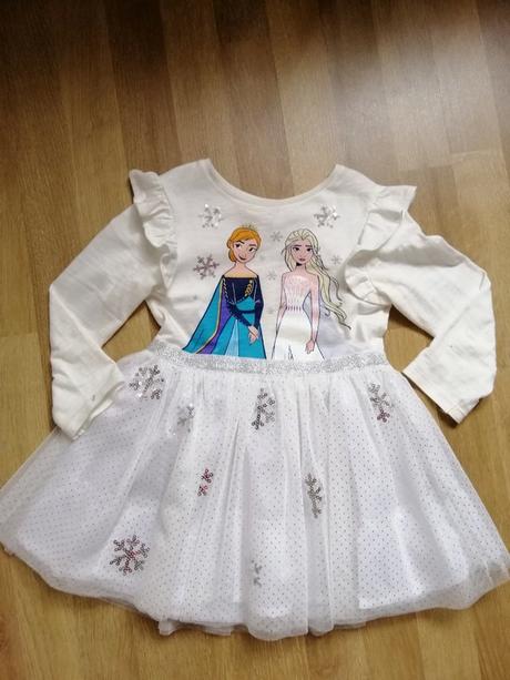 Nové šatečky s elzou, frozen, f&f,104