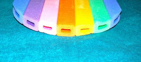 Pěnová barevná plovací deska,
