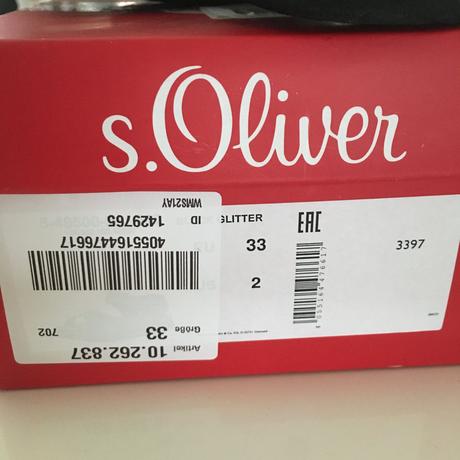 Dívčí sandály s.oliver, vel. 33, s.oliver,33