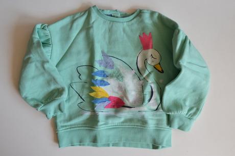 Mikinka s labutí - 2ks, marks & spencer,110