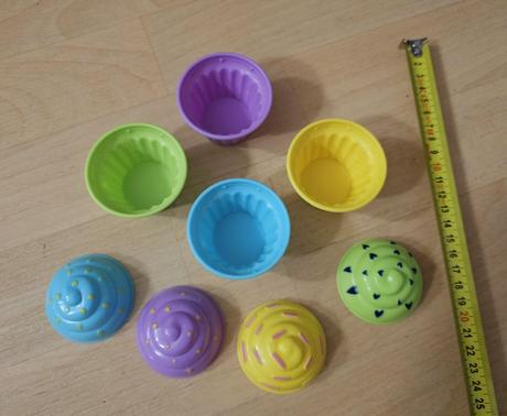 Formičky na modelínu cupcake,