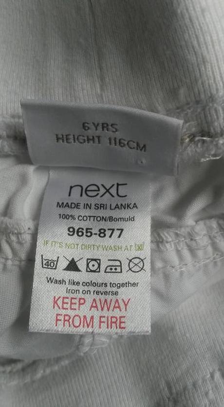 Bílé pumpky next vel. 116, next,116