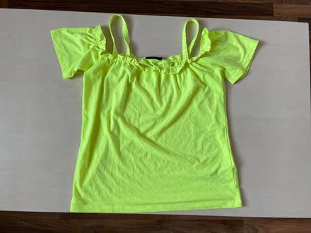 Žlutozelený neon top, vel s, janina, s
