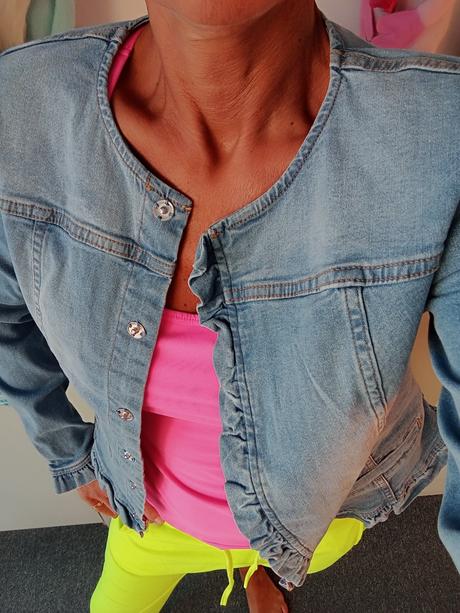 Riflová bunda zn."linea tesini" vel."38/m", m