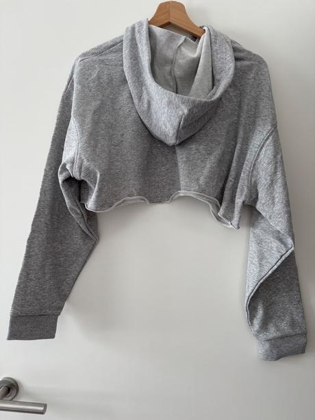 Crop šedá mikina under armour vel.s / 36, under armour,s