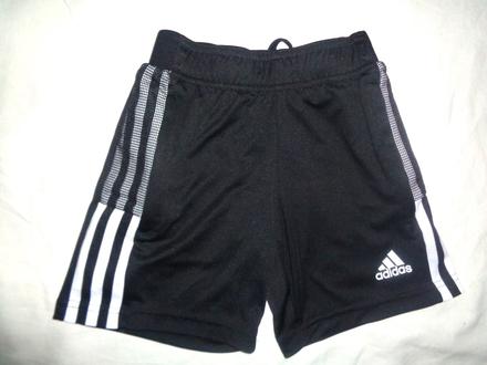 Černé sportovní šortky adidas 7/8 let, adidas,128