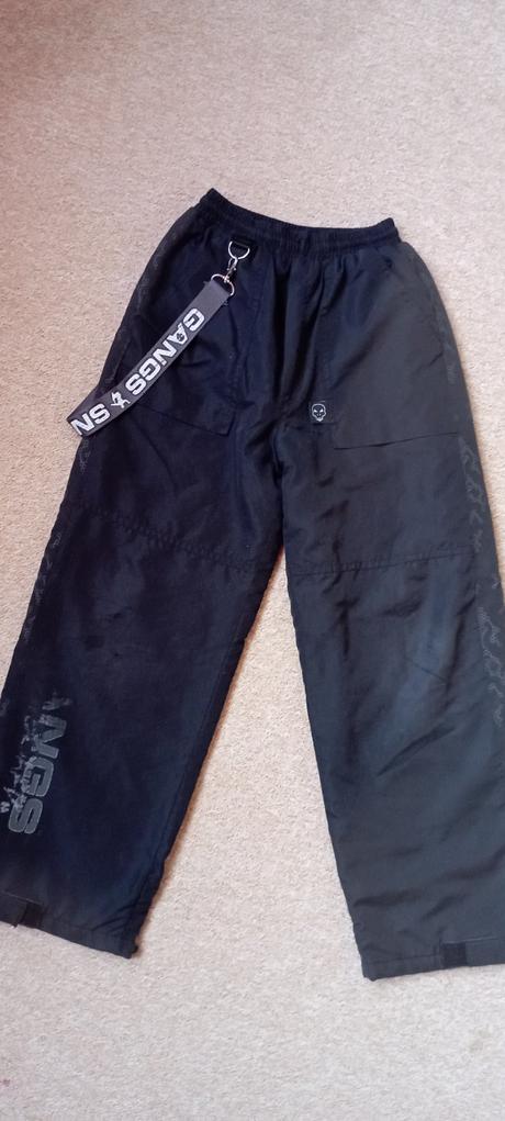 Oteplené kalhoty zn."gangs" vel."134", 134