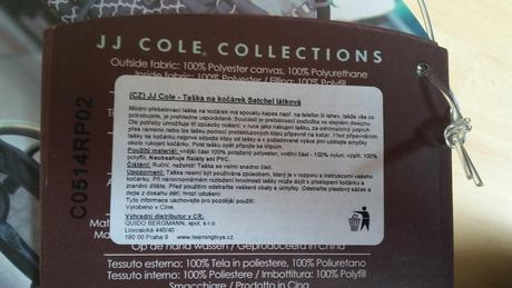 Jj cole satchel stone arbor přebalovací taška, jj cole