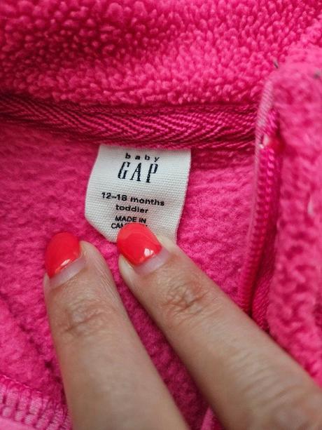 Flísová mikina gap, vel. 12-18 měsíců, gap,86