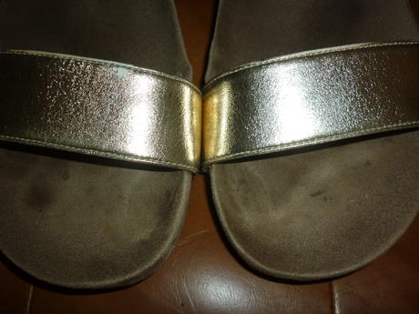 Zlaté dámské pantofle michael kors, michael kors,40