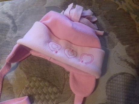 Prodám flesovou čepičku 1-1, 5roku, 74