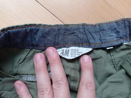 Kraťasy 122/128, h&m,122