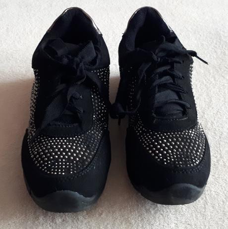 Dětské boty, botky, černé s kamínky, vel.32, 32