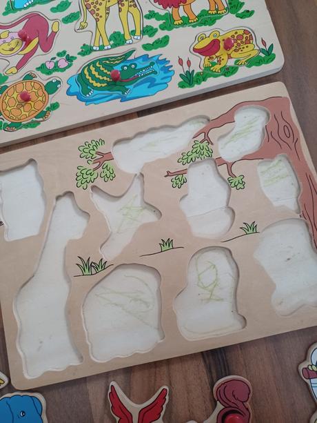 2krát dřevěná vkládačka, 