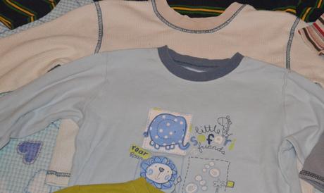 2x bavlněné triko dl. rukáv, george,86