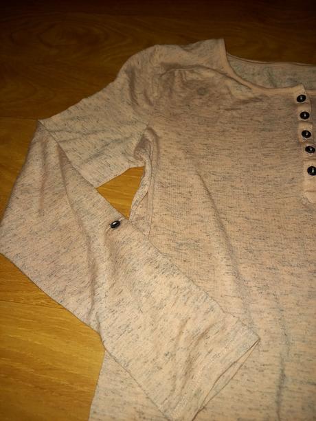 Tenké triko s roll-up rukávmi 134/140, c&a,134