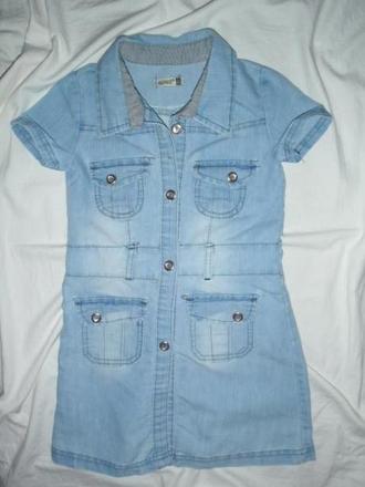 Bombastická riflová šatovka, 104