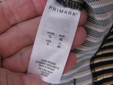Dámské letní kotníkové kalhoty s proužkem, primark,40