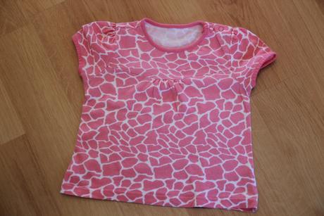 Tričko bavlna růž.-bílé, vel. 92, 92
