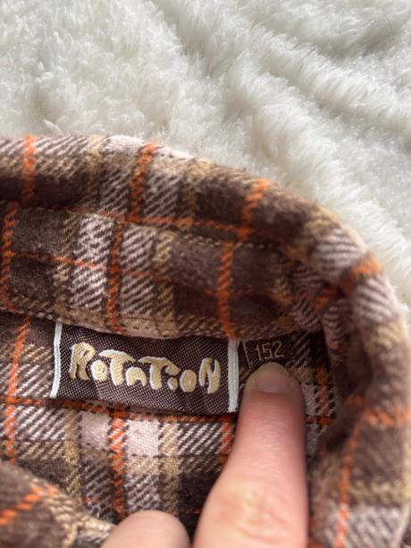 K1/ košile flanelová silná - v.152, 152