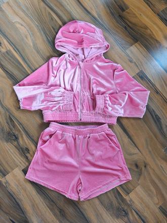 Barbie růžová tepláková souprava shein 152 / xs, 152