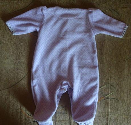 Fleesový overál s motýlkem, vel. 6m, 74