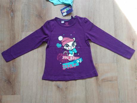 3xdvojbalení triček, lupilu, vel 110/116, lupilu,116