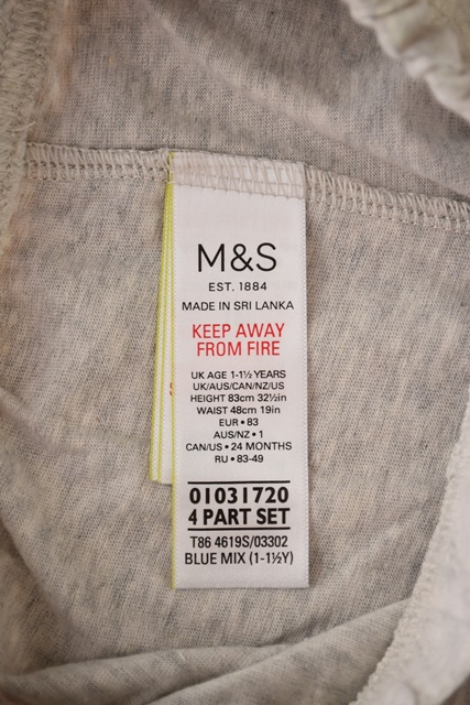 Kraťasy vel. 12 - 18 m, marks & spencer,86