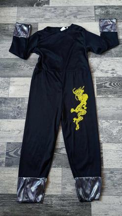 Kostým-black dragon ninja 116-122/128, 