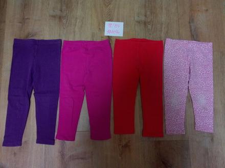 4 x legíny na donošení, vel 98/104, 98