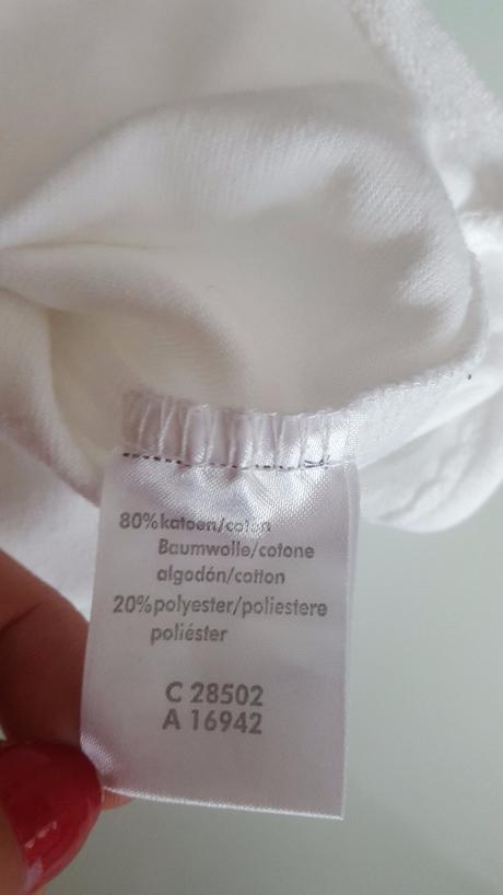 Dětské bílé body zeeman vel.62, 62