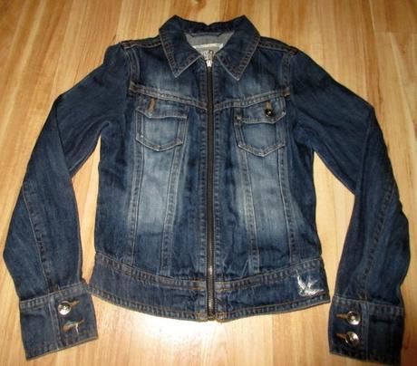 Riflová bunda, lindex,164