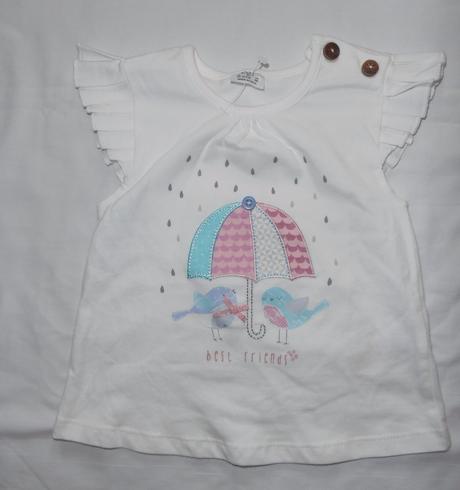 W237. bavlněná tunika/mini šaty 0-3 měs., f&f,62