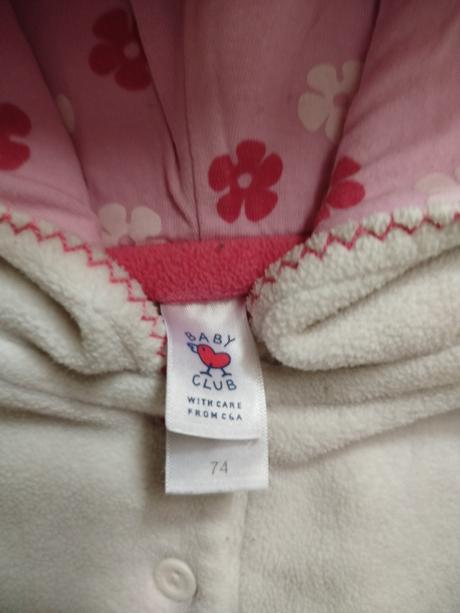 Mikinka zn. baby club vel.68, baby club,68