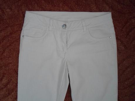 Bílé kalhoty rifle džíny, 38