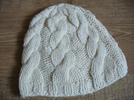 Ručně pletená čepice na 4 roky, 110