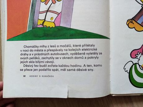 Kniha - hodiny s kukačkou, 