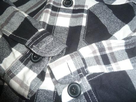 Flanelová kostkovaná košile, takko,158