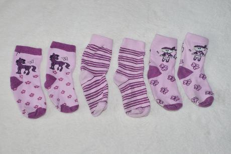 3ks ponozek 23-26 velikost, 23